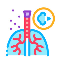 Asthma Attack Color Icon