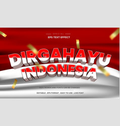 Indonesian Independence Day Dirgahayu Indonesia