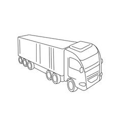 Truck Icon Of Transportation