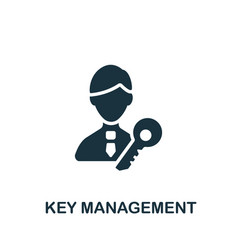 Key Management Icon Simple Element From Company