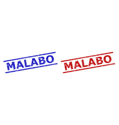 Malabo Stamp Seals With Distress Surface