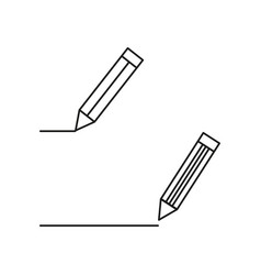 Line Art Icon Pencils Write