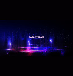 Abstract Big Data Background Cyberspace Network