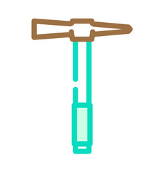 Grub Axe Hatchet Color Icon