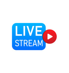 Live Stream Blue Banner Video Streaming