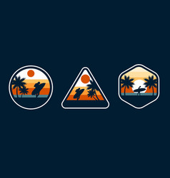 Surfing For Badge And Emblem Design