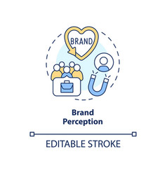 Brand Perception Concept Icon