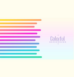 Colorful Stripes Abstract Background Design