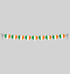 Flag Of Ireland Heart Garland String Hearts