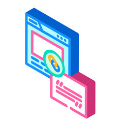 Backlinks Seo Isometric Icon