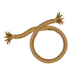 Brown Realistic Break Rope Icon