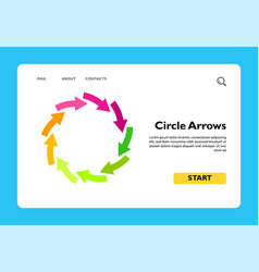 Circle Arrows Icon