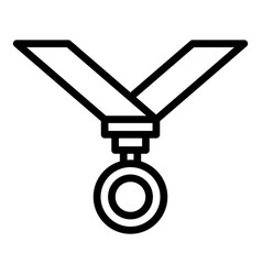 Medal Effort Icon Outline Style