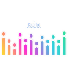 Stylish Colors Stripes Abstract Background