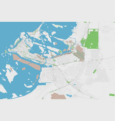 Map Of Abu Dhabi United Arab Emir