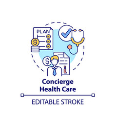 Concierge Healthcare Concept Icon