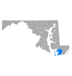 Map Somerset In Maryland