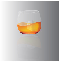 Whisky Glass With Shadow