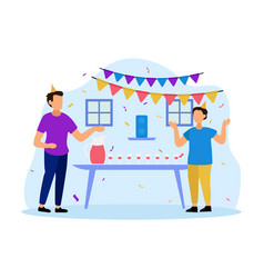 Birthday Party Flat Design