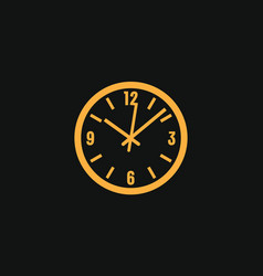 Modern Horology Sleek Clock Icons For