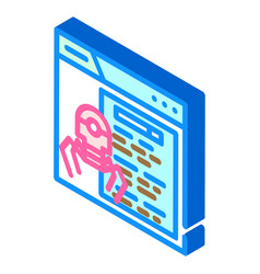 Crawling Seo Isometric Icon