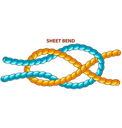 Sheet Bend Isolated On White Modification