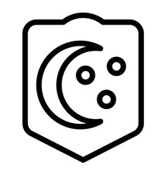 Night Sleep Disorder Icon Outline