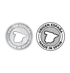 Made In Spain Origen Espana Logo Product Label