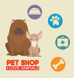 Pet shop logo Royalty Free Vector Image - VectorStock