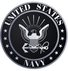 Gray Seal Of The United States Navy