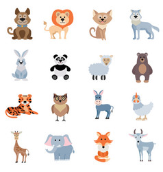 Wild And Home Animals Set