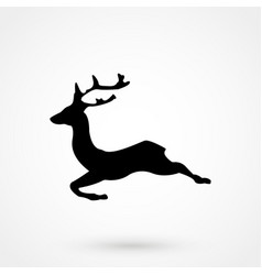 Running Deer Silhouette Icon