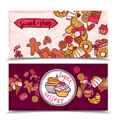 Sweetshop Vintage Candy Banners Set