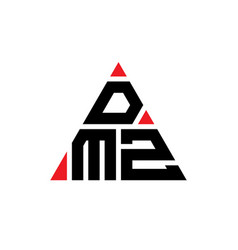 Dmz Triangle Letter Logo Design With Triangle