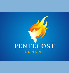 Pentecost sunday Royalty Free Vector Image - VectorStock