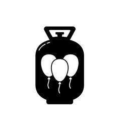 Silhouette Helium Balloon Gas Tank With Handle