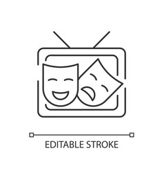 Tv Drama Linear Icon