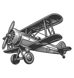 Classic Biplane Airplane