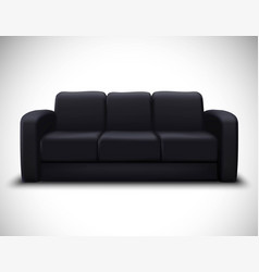 Interior Mockup Realistic Element Sofa Poster