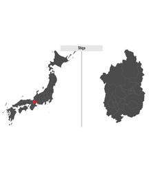 Map Of Shiga Prefecture Japan