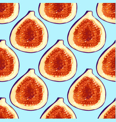 Seamless Pattern With I Of A Figs