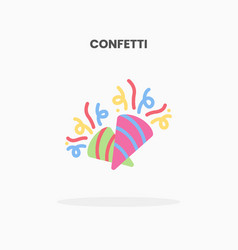 Confetti Icon Flat