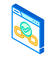 Dofollow Seo Isometric Icon