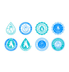 Hand Icons Wash Gel Logo Alcohol Or Soap Drop