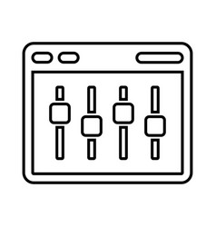 Refine Webpage Outline Icon Line Art