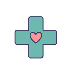 Medical Cross Related Icon