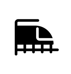 Rail Transport Black Glyph Ui Icon