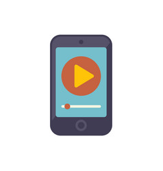 Smartphone Clip Edit Icon Flat Video Film