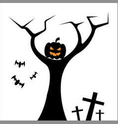 Tree Halloween Shilluete