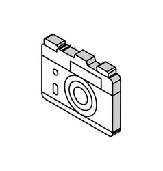 Photo Camera Retro Gadget Isometric Icon